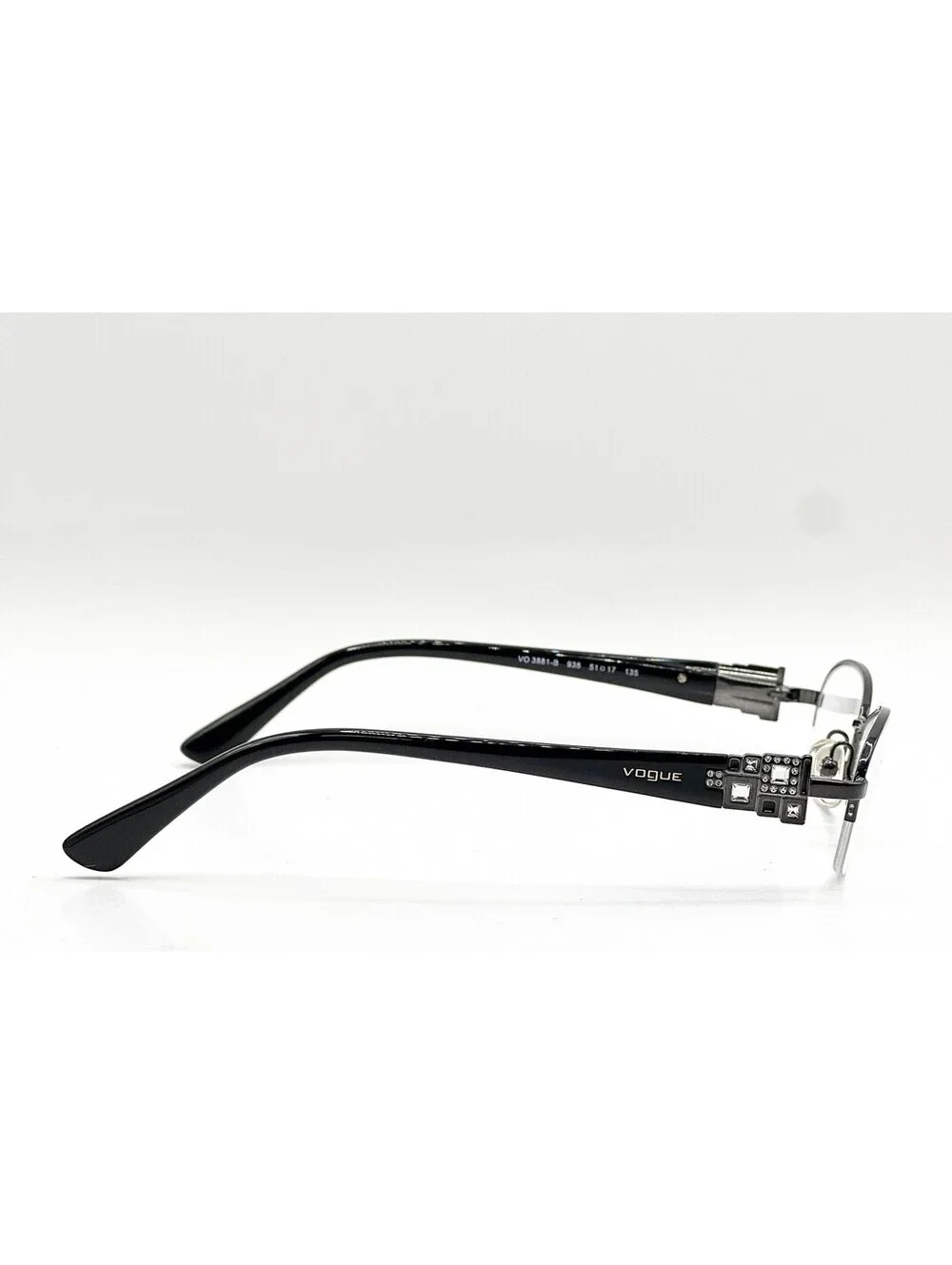 Vogue VO 3881-B 938 Metalized Gray Authentic Eyeglass Frames 51-17